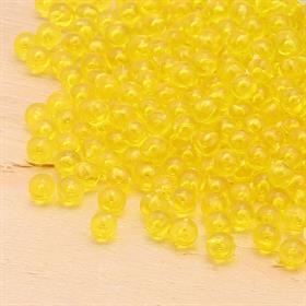 Deliksiz Plastik Boncuk 4 mm Sarı