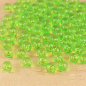 Deliksiz Plastik Boncuk 6 mm Açık Yeşil