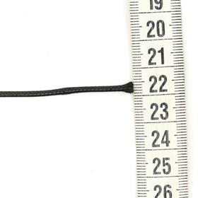 Deri Kordon İp 2 mm Siyah 100 metre