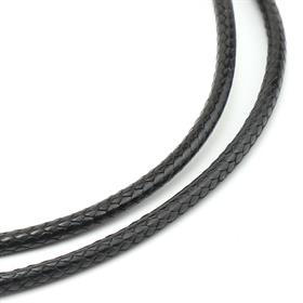 Deri Kordon İp 2 mm Siyah 100 metre