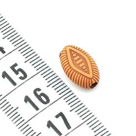 Desenli Arpa Tahta Boncuk 10 Adet
