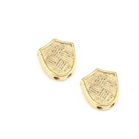 Desenli Metal Üçgen Altın