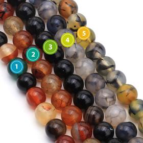 Doğal Akik Taşı Boncuk