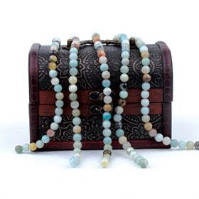 Doğal Amazonit Boncuk