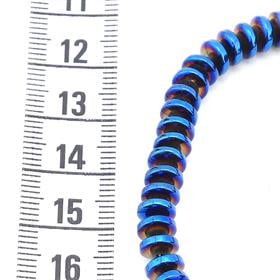 Doğal Hematit Boncuk Oval