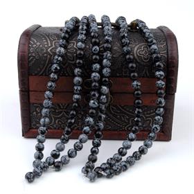 Doğal Obsidyen Boncuk