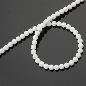 Doğal Onix Boncuk Beyaz