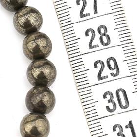 Doğal Pirit Taşı Boncuk