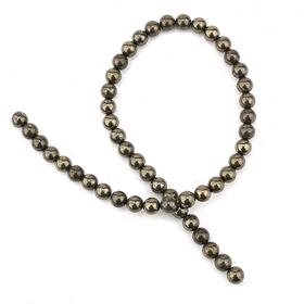 Doğal Pirit Taşı Boncuk