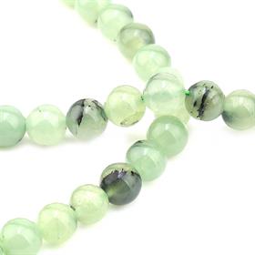 Doğal Prehnit Taşı Boncuk