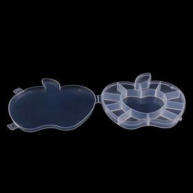 Elma Şeklinde Kapaklı Organizer Kutu 12 Gözlü