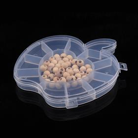 Elma Şeklinde Kapaklı Organizer Kutu 12 Gözlü