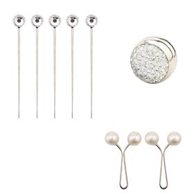 Eşarp Aksesuarları Seti 8 Parça