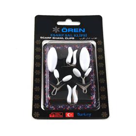 Eşarp Şal Klips İğne Seti 6 Parça