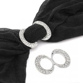 Eşarp ve Şal Yüzüğü Gümüş Renk