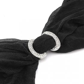 Eşarp ve Şal Yüzüğü Gümüş Renk