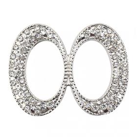 Eşarp ve Şal Yüzüğü Gümüş Renk