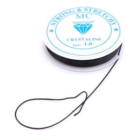 Esnek Misina Lastik İp 1 mm Siyah
