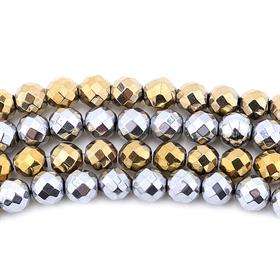 Fasetli Kesim Hematit Boncuk