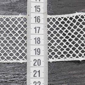 File Güpür Dantel Geniş Krem