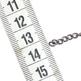 Füme Renk Metal Takı Zinciri 10 metre