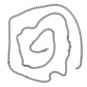 Füme Renk Metal Takı Zinciri 10 metre