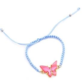 Fuşya Sedefli Kelebek Bileklik Aparatı