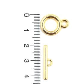 Geçmeli T Klips Altın