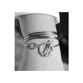 Geçmeli T Klips Altın