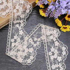 Geniş Güpür Dantel Cappuccino 3406