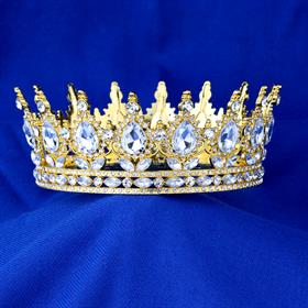 Gold Altın Pasta Tacı