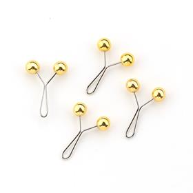 Gold İnci Taşlı Eşarp Şal Klipsi 12 adet