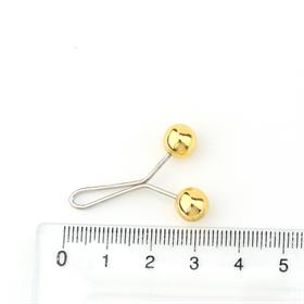 Gold İnci Taşlı Eşarp Şal Klipsi 12 adet