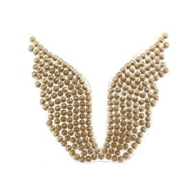 Gold Taşlı Küçük Kanat Aplik