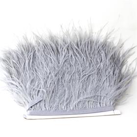 Gri Devekuşu Tüyü Şerit