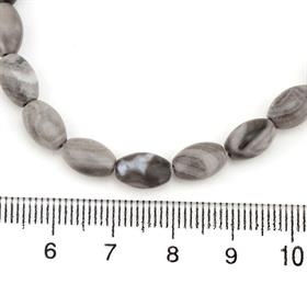 Gri Jasper Taşı Arpa Boncuk