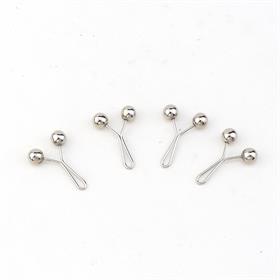 Gümüş İnci Taşlı Eşarp Şal Klipsi 12 adet