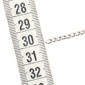 Gümüş Renk Metal Takı Uzatma Zinciri 10 metre