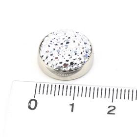 Gümüş Taşlı Eşarp ve Şal Tutucu Mıknatıs