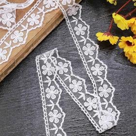 Güpür Dantel Beyaz 1537