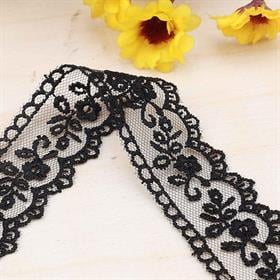 Güpür Dantel Siyah 1616