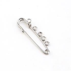 Halkalı İskoç İğnesi Gümüş