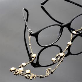 Halkalı Sedef Taşlı Gözlük İpi Zinciri