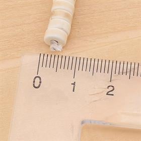 Havlit Görünümlü Kuvars Rondele Boncuk