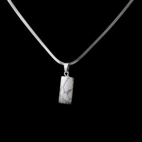 Havlit Taşı Silindir Kolye Ucu