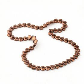 Hematit Taş Kalp Boncuk