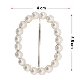 İnci Süslemeli Kemer ve Şal Tokası