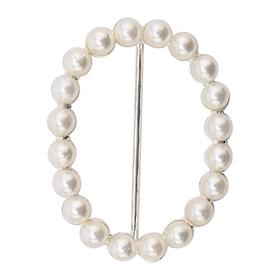 İnci Süslemeli Kemer ve Şal Tokası