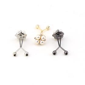 İncili Döküm Eşarp Şal Klipsi