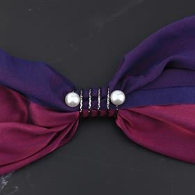 İncili Sarmal Eşarp Şal Yüzüğü Oksit Renk